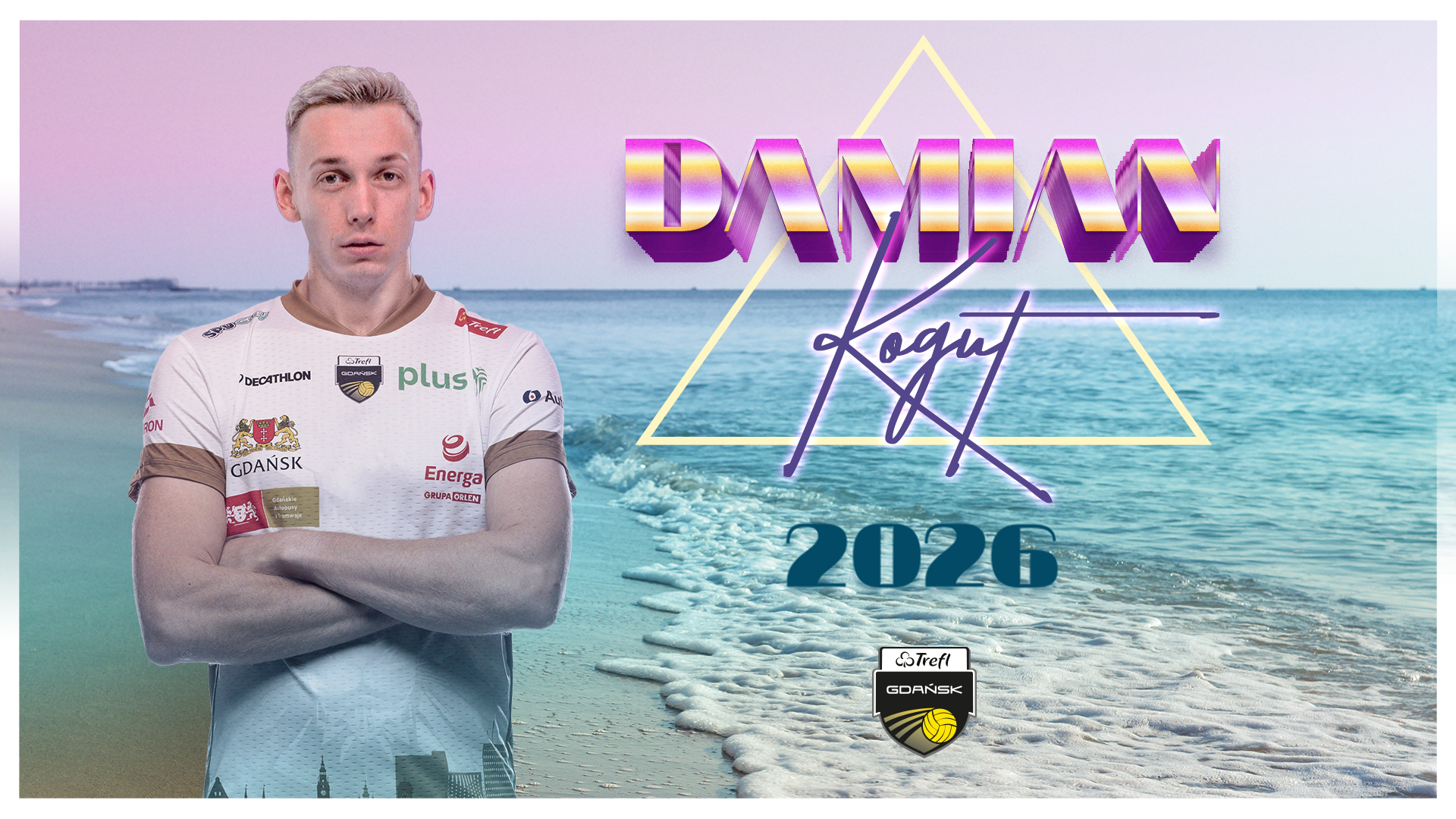 Damian Kogut nowym przyjmującym Trefla Gdańsk