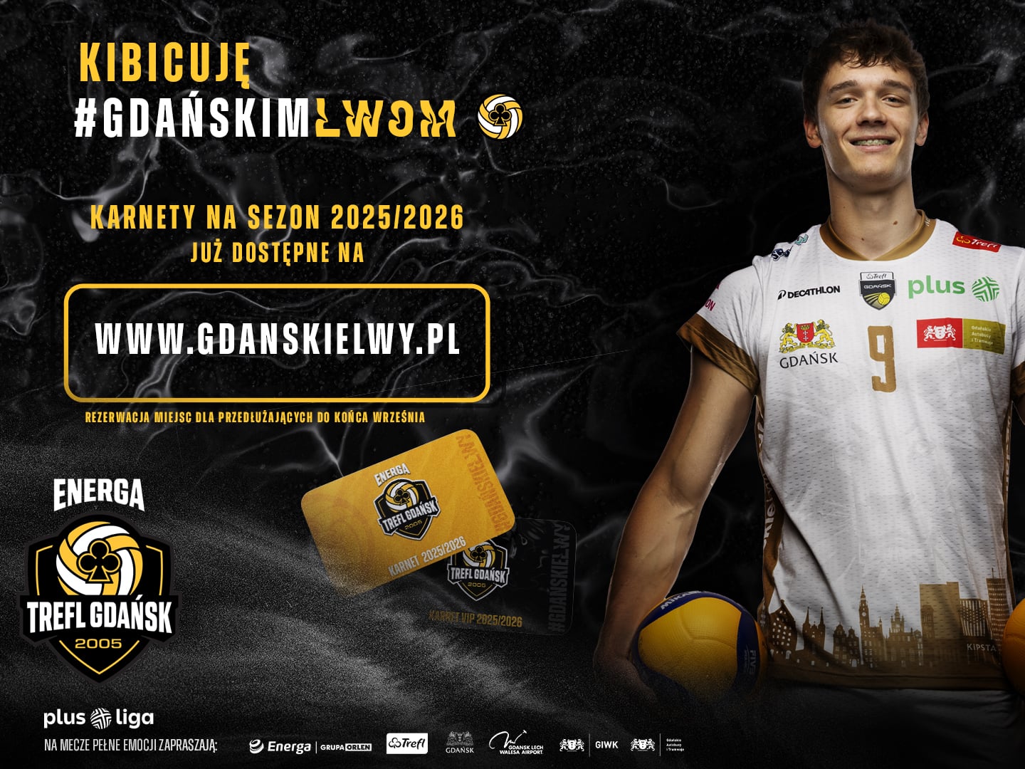Energa Trefl Gdańsk rusza ze sprzedażą karnetów na sezon 2025/2026