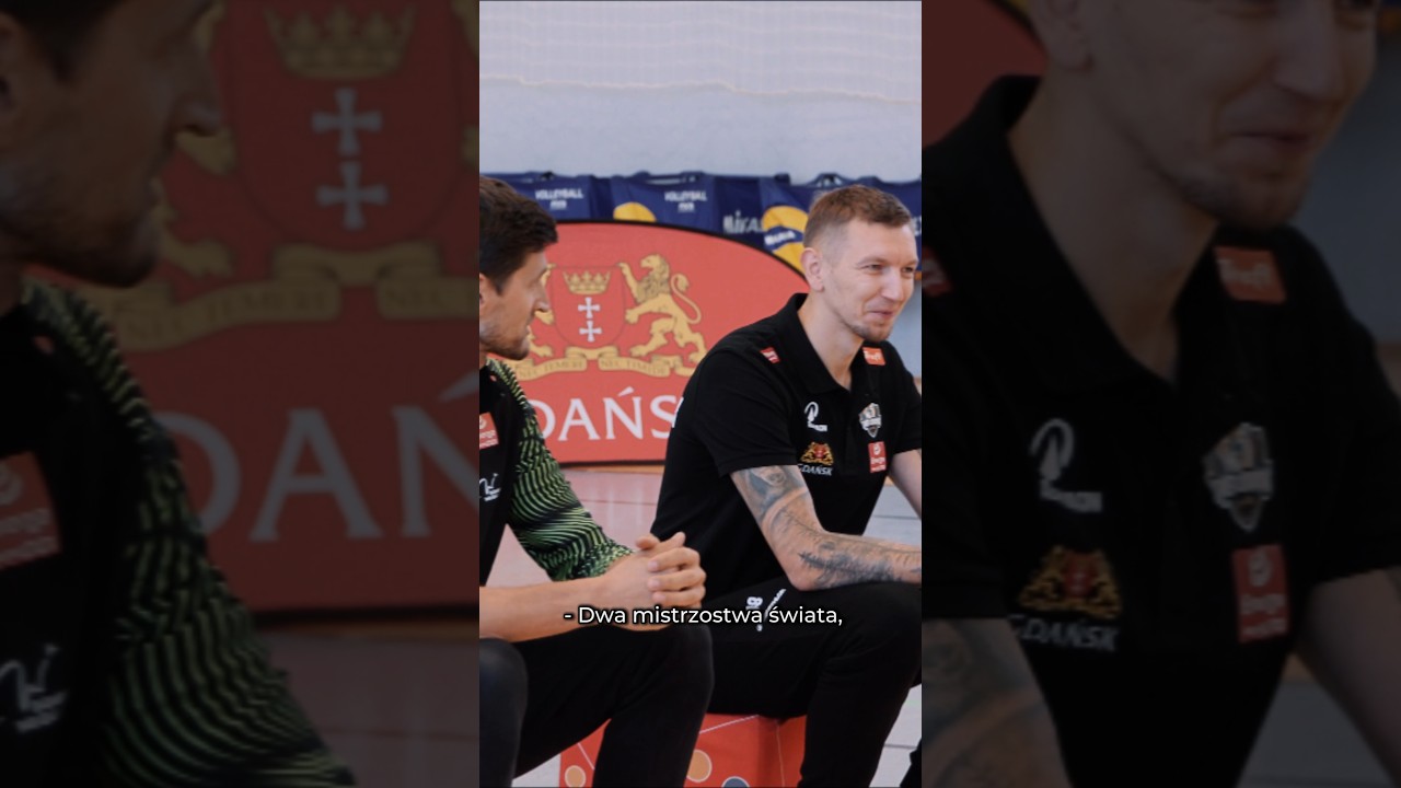 Piotr Nowakowski i Damian Schulz na spotkaniu z uczniami z Przywidza 🙌 | Energa Trefl Gdańsk #Shorts