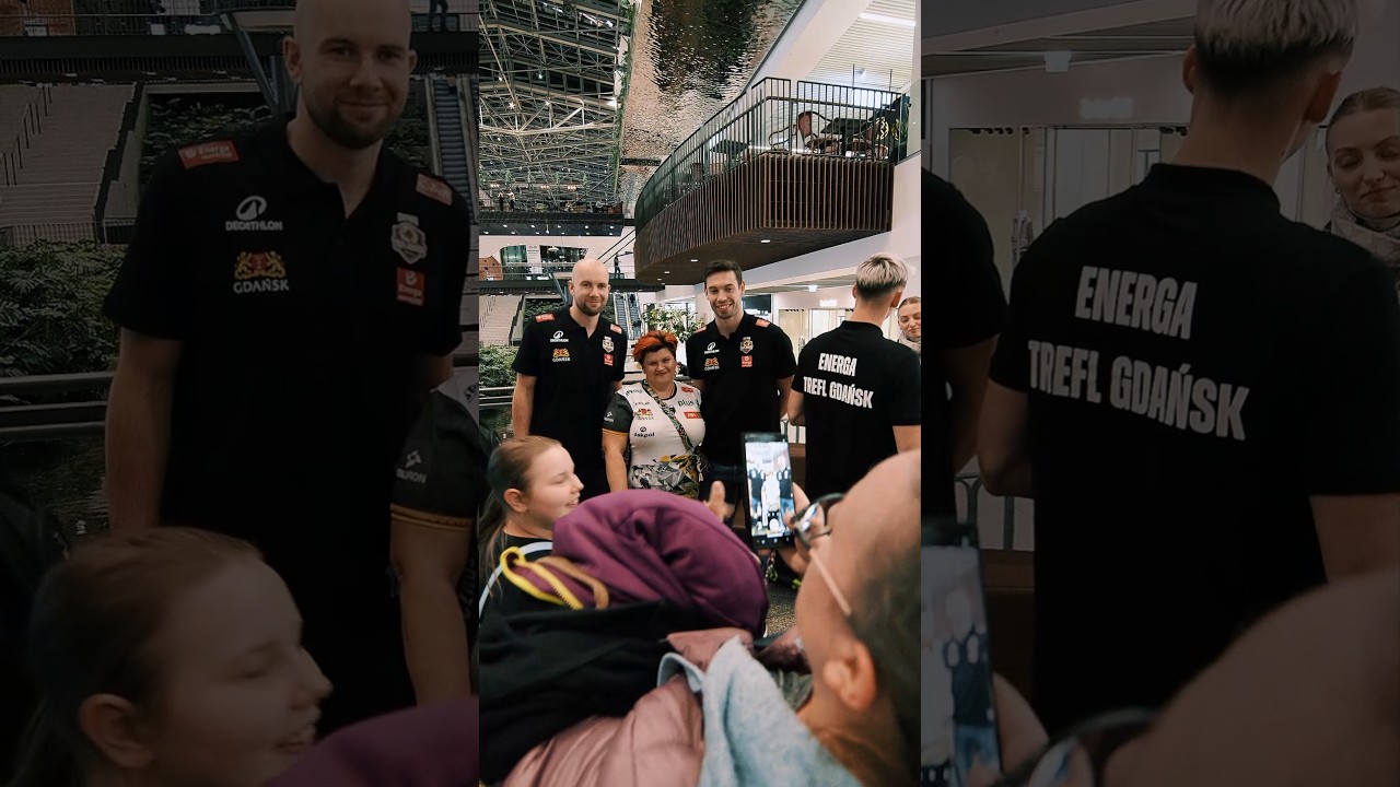 #gdańskielwy zaprezentowane w Forum Gdańsk! 🦁🏐 | Energa Trefl Gdańsk #Shorts