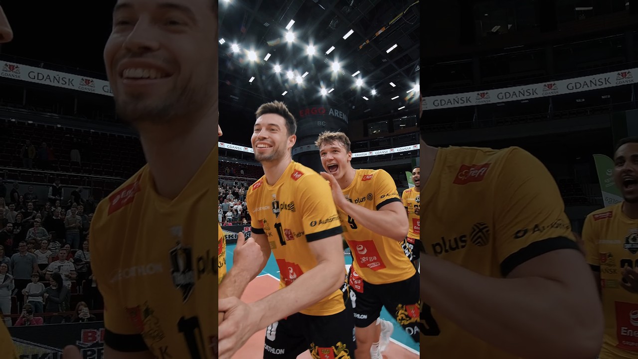 Zwycięska, pięciosetowa walka na inaugurację sezonu PlusLigi 🔥 | Energa Trefl Gdańsk #Shorts
