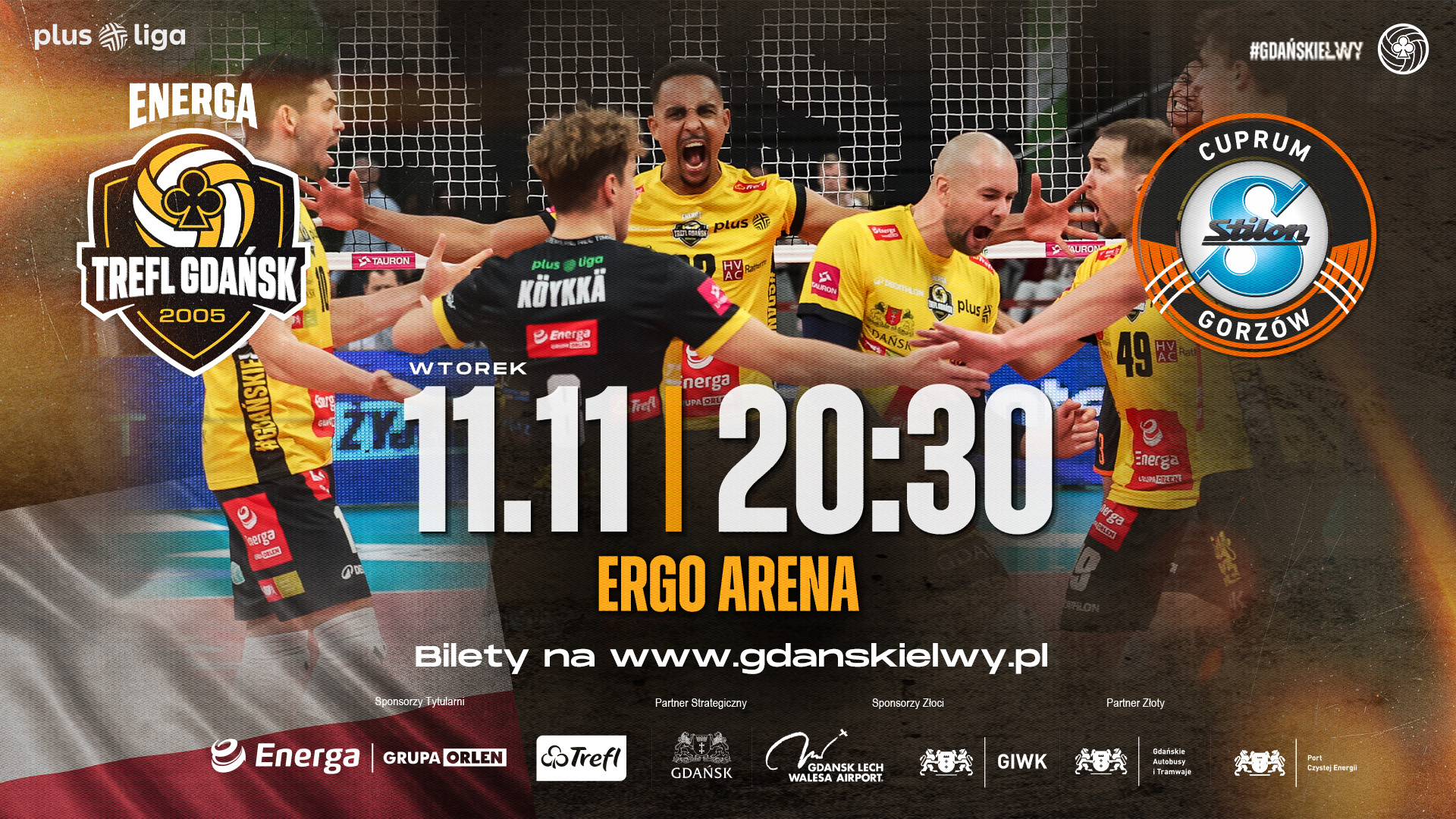 Informator meczowy Energa Trefl Gdańsk vs Cuprum Stilon Gorzów