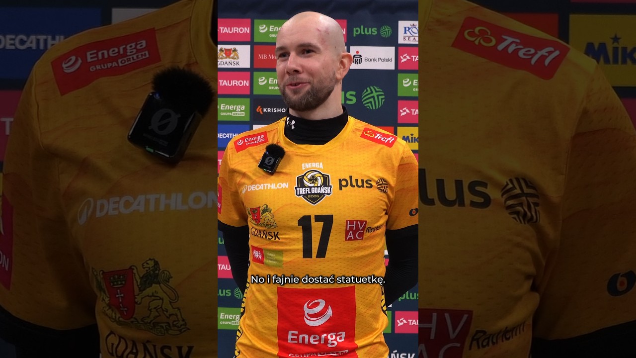 MVP Piotr Orczyk i Damian Schulz po wygranej z ZAKSĄ Kędzierzyn-Koźle 💬 | Energa Trefl Gdańsk