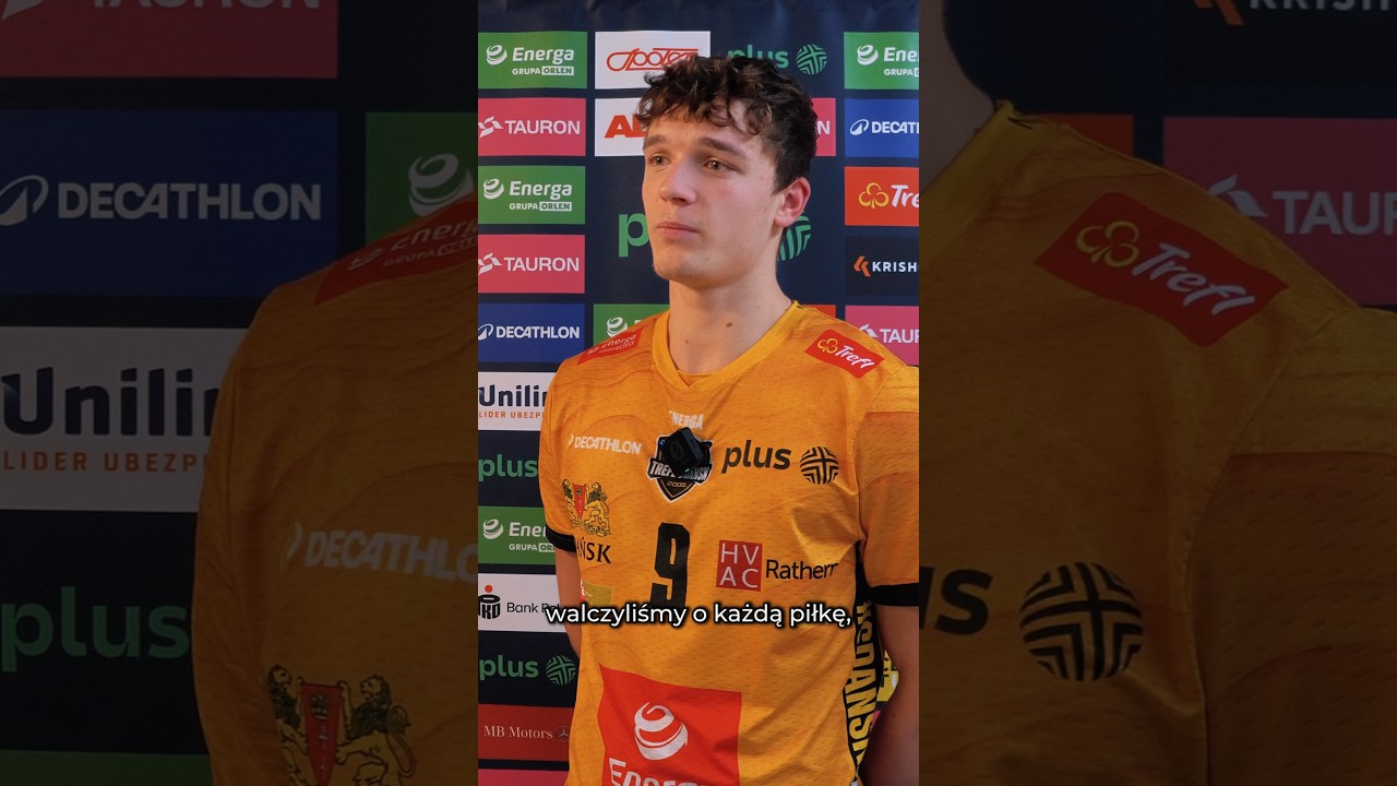 MVP Aleks Nasevich po zwycięskim starciu z Cuprum Stilonem Gorzów 💬 | Energa Trefl Gdańsk #Shorts