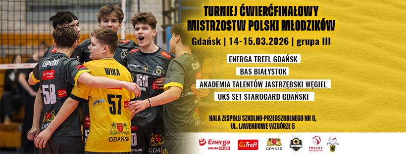 Gdańscy młodzicy zapraszają na turniej 1/4 mistrzostw Polski