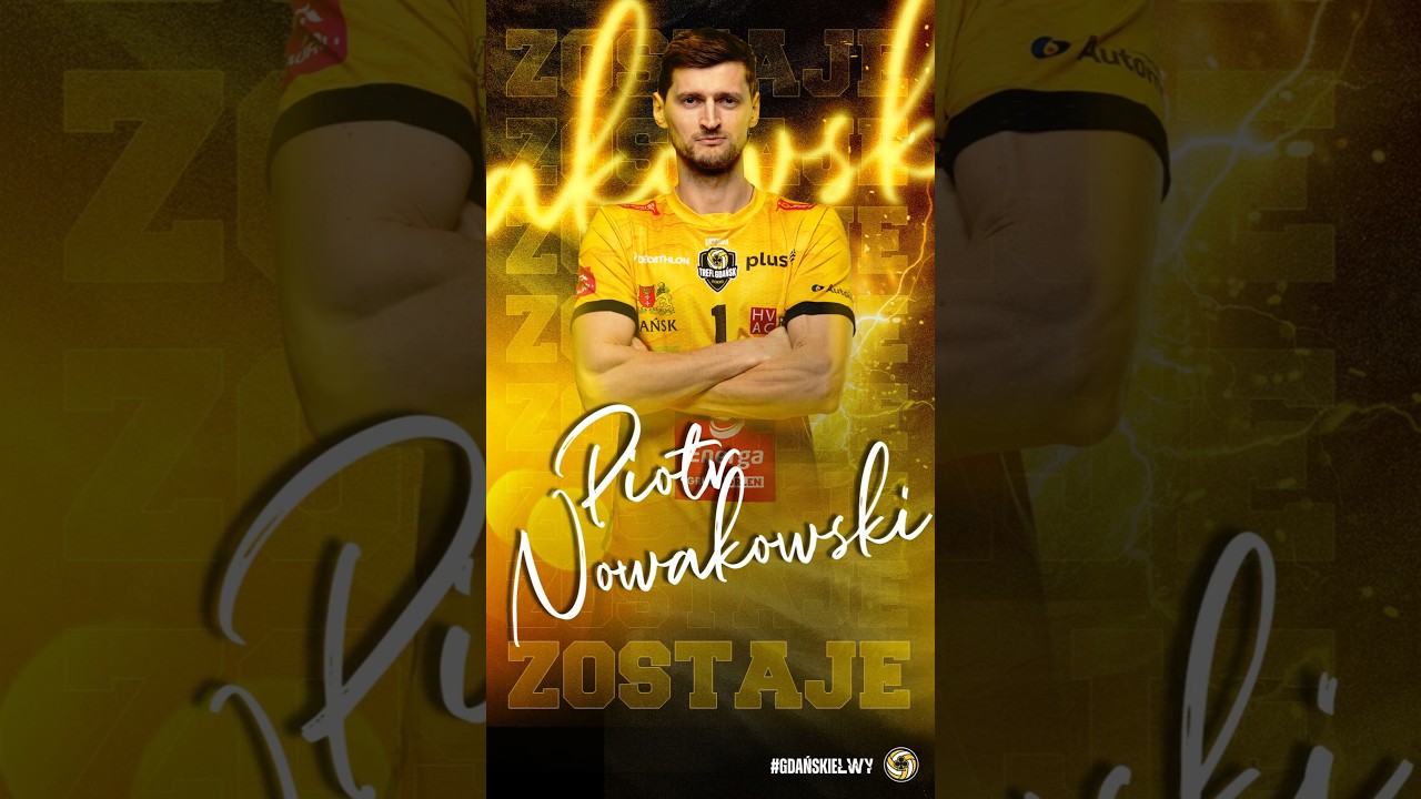 Piotr Nowakowski zostaje z #gdańskimilwami! 🤩 | Energa Trefl Gdańsk #Shorts