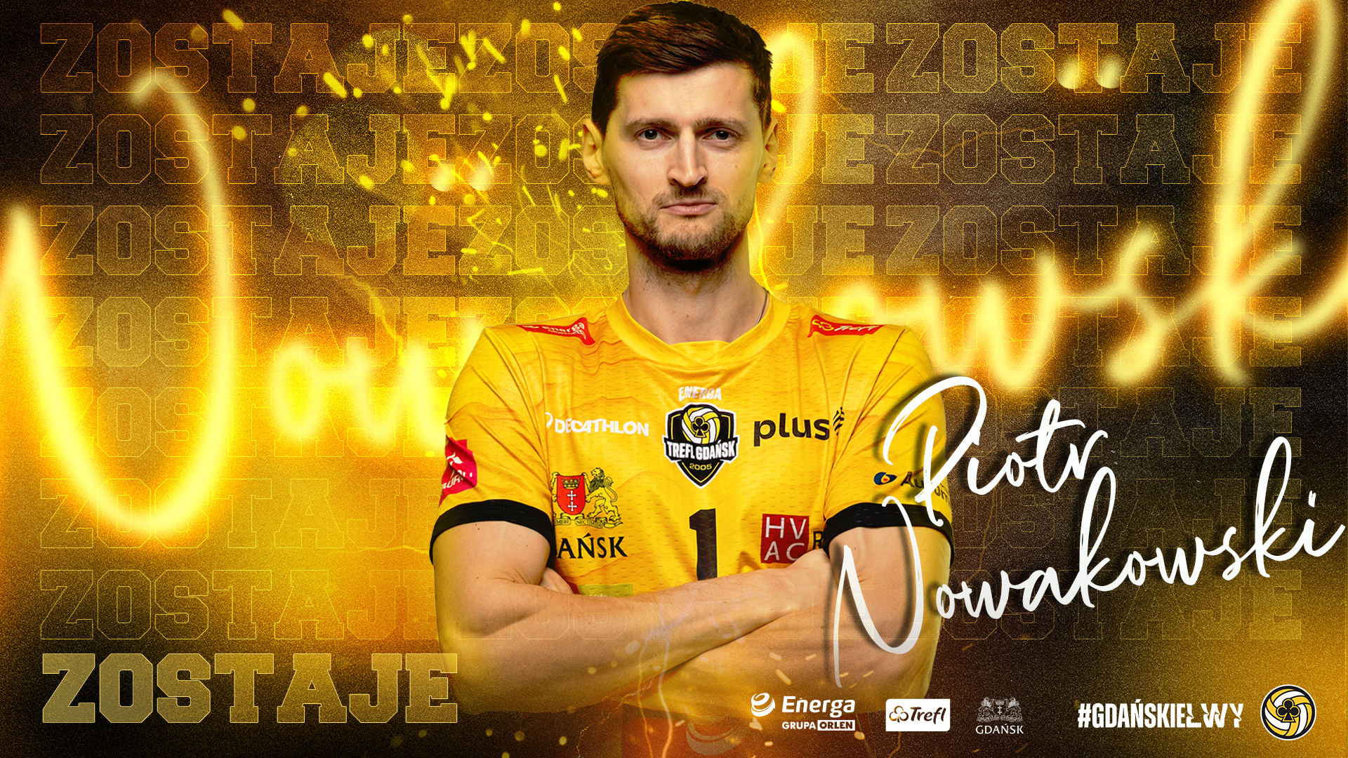 Dwukrotny mistrz świata przedłuża swój kontrakt z Energą Treflem Gdańsk