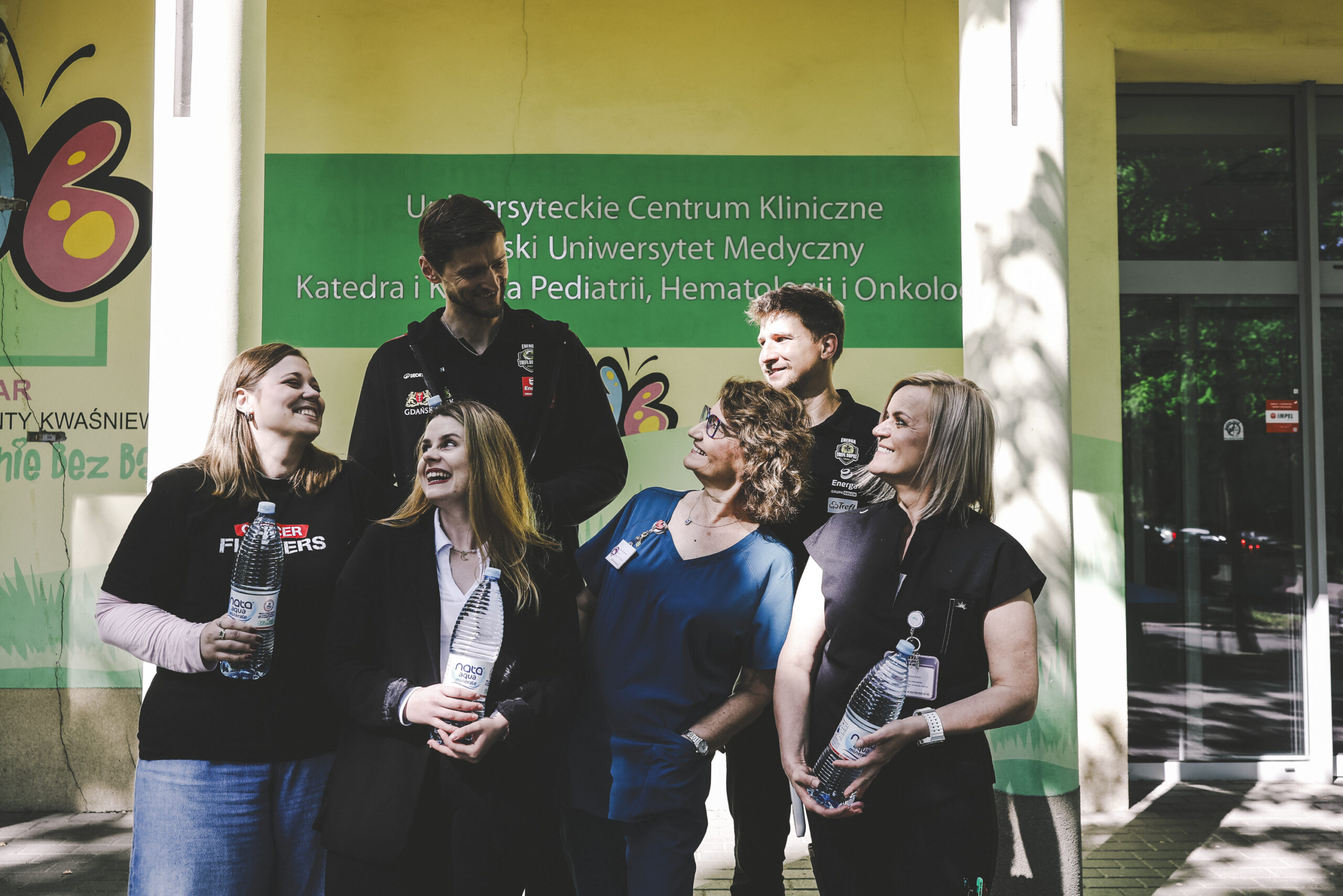 Nata Aqua Minerale, Energa Trefl Gdańsk, Energa Trefl Sopot i Cancer Fighters wspólnie wsparli małych pacjentów UCK